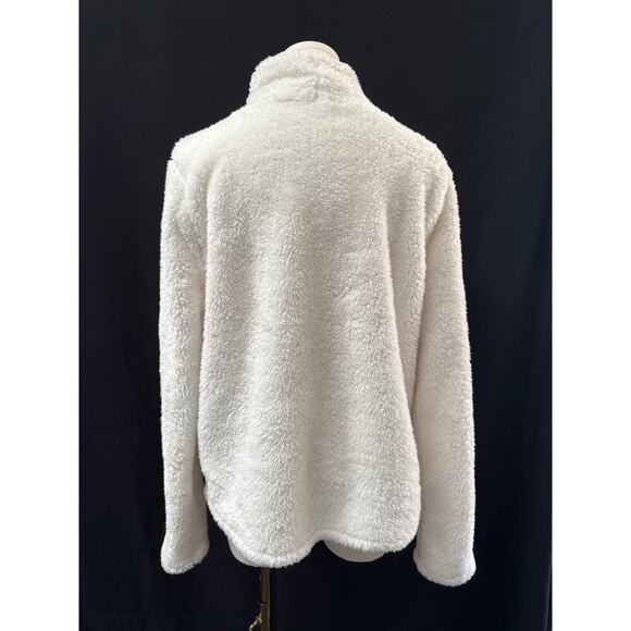 Women’s JoyLab Crème Comfy Faux Fur Turtleneck Sweater Sz L - Picture 3 of 4